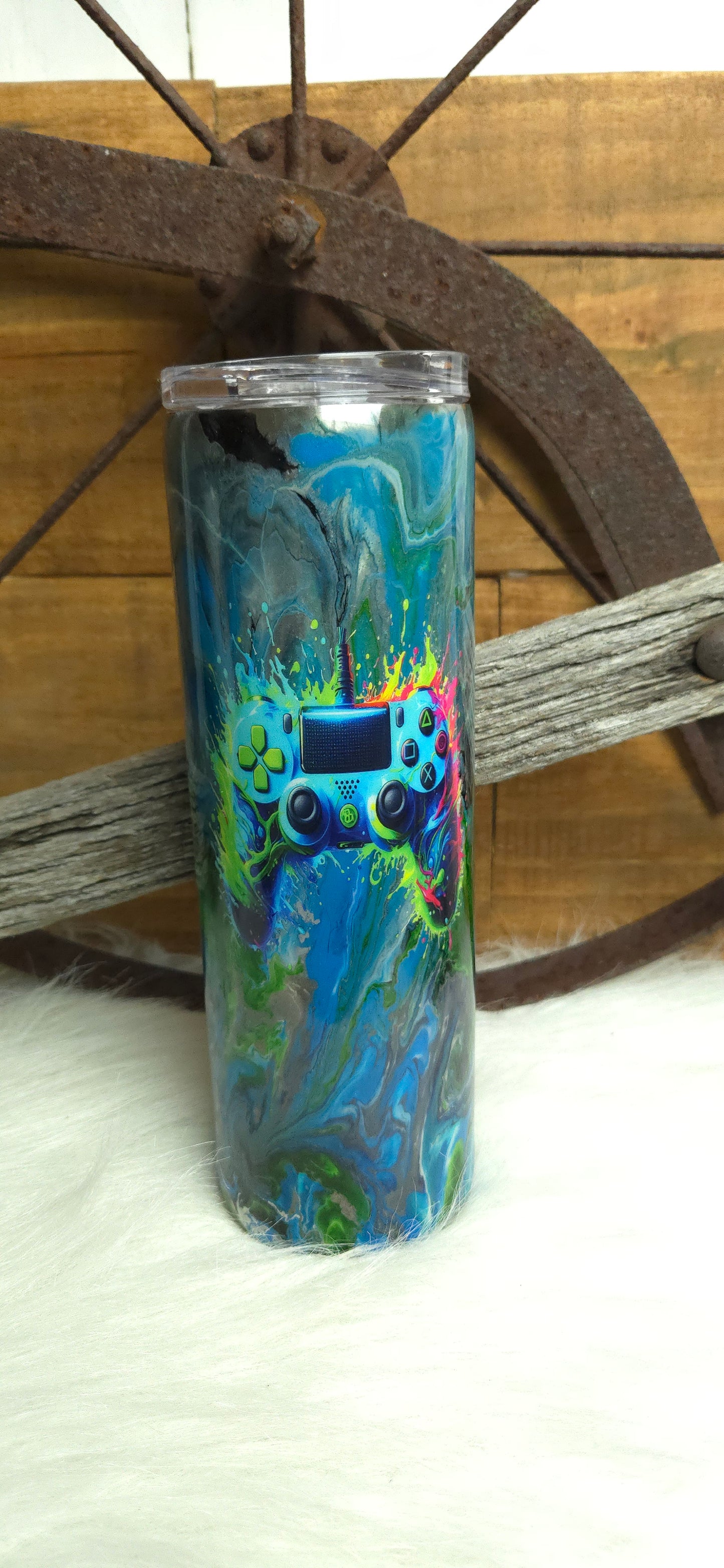 Video Game Controller Tumbler