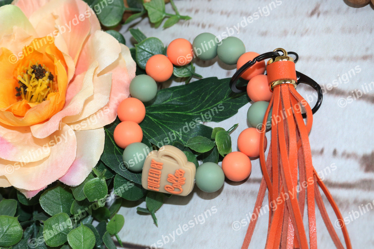 Silicone Wristlet Key Chains