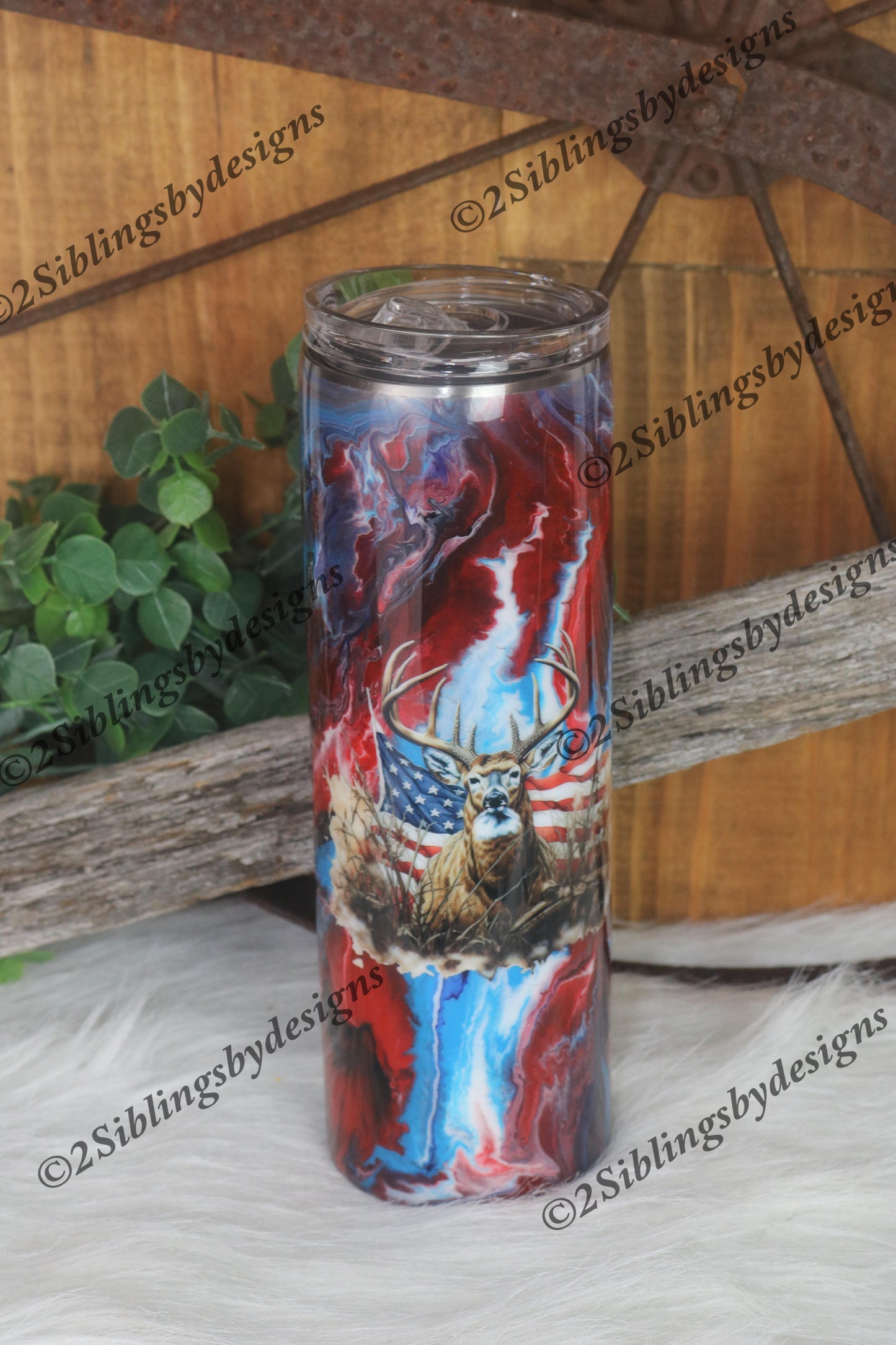 🦌Patriotic Buck Tumbler 🦌
