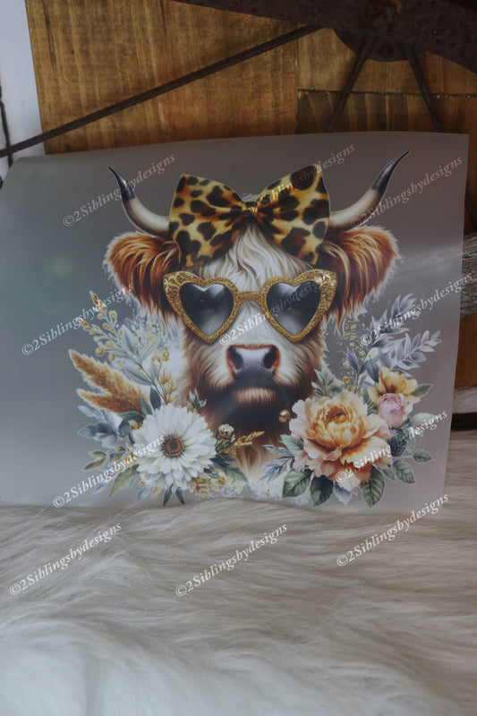 Beige Highland cow 1