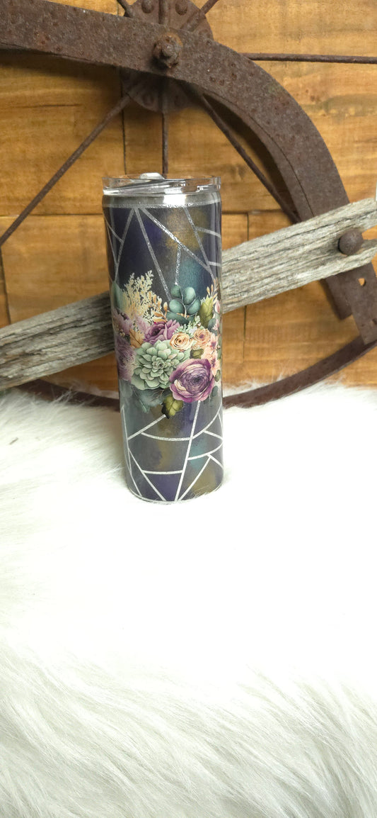 Shattered Glass Flowers