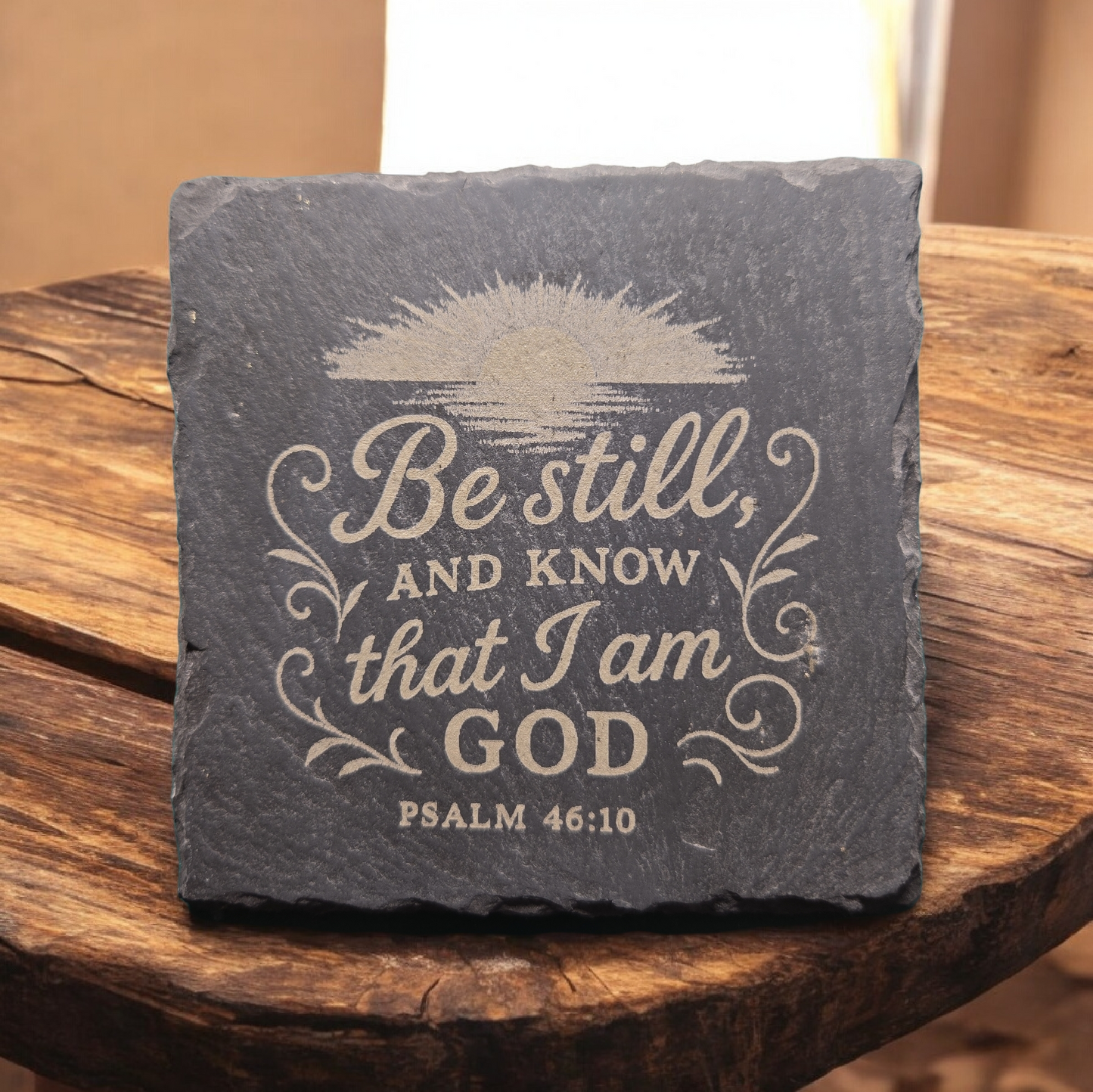 Bible verses slate Coasters