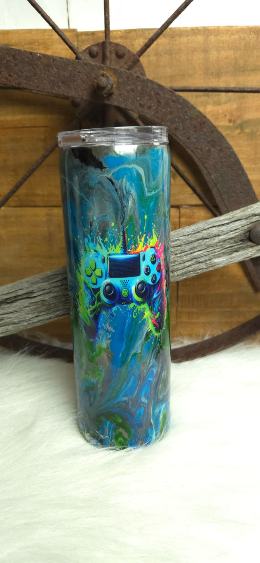 Video Game Controller Tumbler